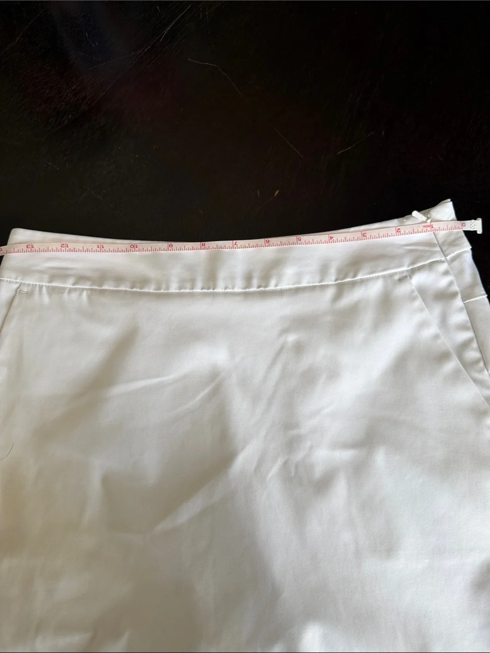 Nike White Women's Tennis Skirt with Swoosh Detail
